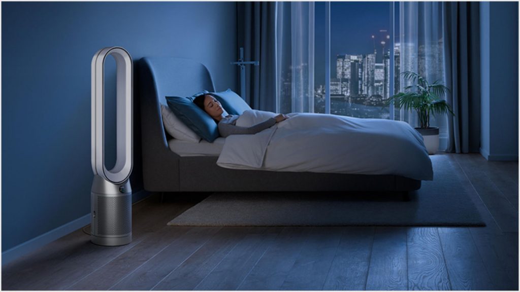 Oczyszczacz powietrza Dyson Pure Cool TP07 w sypialni
