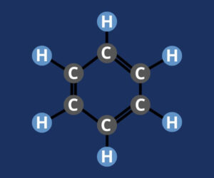 Cząsteczka benzenu wzór struktruralny