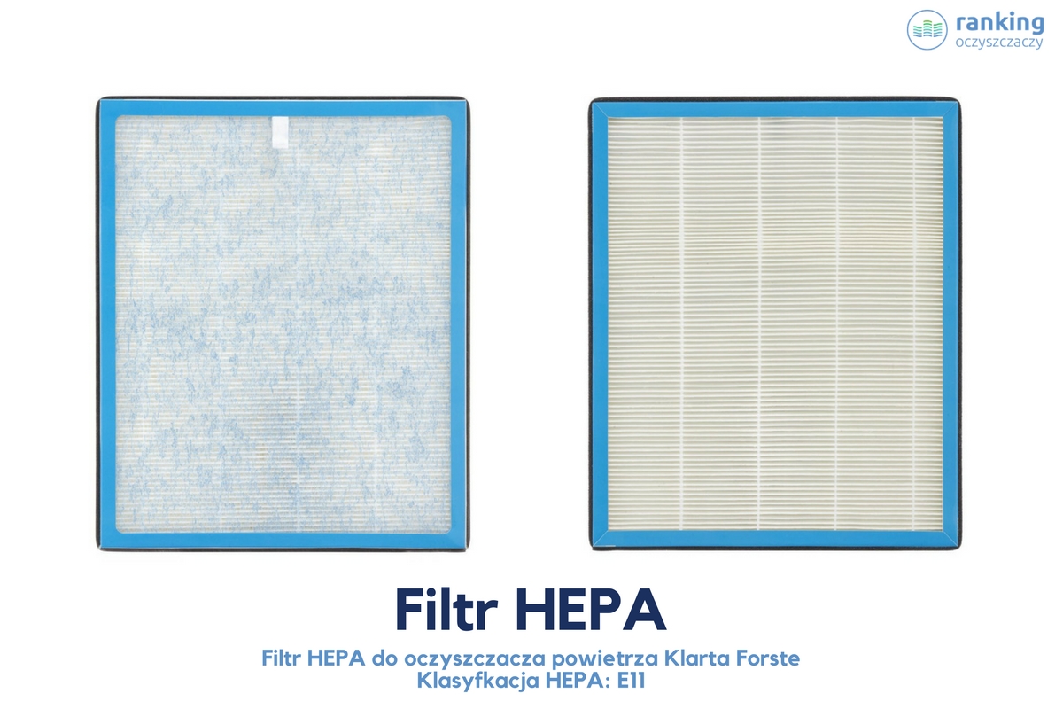 dwa filtry hepa klasy e11